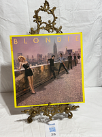 Front cover of Blondie Autoamerican LP on stand