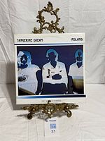 Front cover of Tangerine Dream Poland LP on stand
