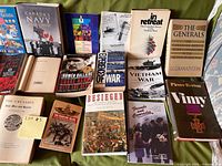 Group shot of books spread on couch