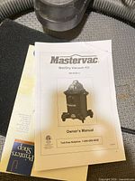 Owner’s manual showing brand, model and kit identification