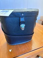 Front view of closed hard case