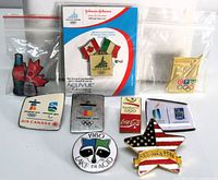 All nine pins front view