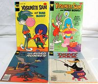 All four Whitman Looney Tunes comics front covers visible