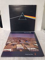 Front covers of both Pink Floyd LPs