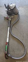 Full view of vacuum assembled with hose, wand and motorhead