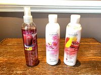 Group shot showing all three Avon Naturals items