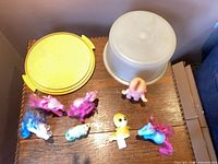 Tabletop view showing all items together