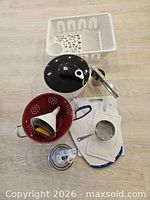 Group shot of all kitchen items on floor