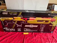 Front of boxed Nerf Rival Jupiter XIX-1000 targeting set