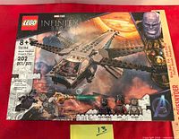 Front view of sealed Lego box
