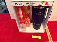 Boxed Cirkul StrawSip tumbler showing cup and included components