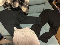 All three pairs displayed on sofa