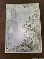 Front cover of velvet-bound Cinderella storybook palette