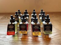 All 12 sealed Wallflowers refills front view showing scent tags