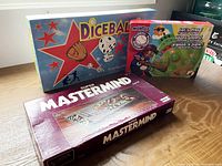 Overview of all three boxed games