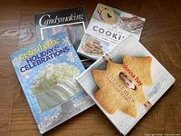 Group shot of all four cookbooks