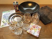 Group shot showing all home décor and crafting items