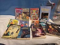 Group shot showing all twelve books