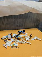 overview of all Kinder Surprise aircraft on table