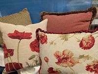 All four pillows grouped together