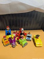 All eight McDonald's 1989 vehicles grouped