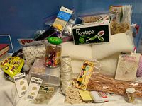 Wide view of all crafting supplies
