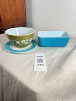 All three Pyrex pieces together