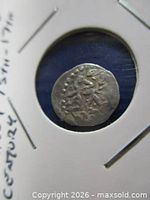 Obverse of Ottoman silver coin in 2×2 flip