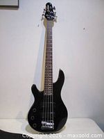 Full view of Yamaha BBN5L-II 5-string left-handed bass guitar