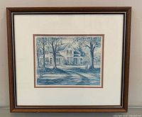 Front view of framed Trisha Romance print