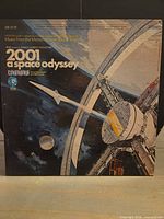 Front gatefold cover with orbital station artwork