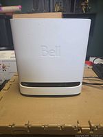 Front view of Bell Giga Hub modem router