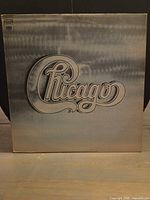 Front cover of Chicago silver metallic album