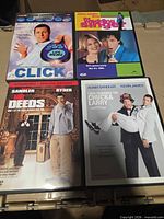 Front covers of all four DVD cases