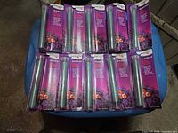 Front view showing all 12 sealed HoldFast epoxy packages