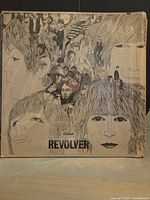 Front cover of Beatles Revolver LP