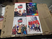 Front covers of all four DVD season sets