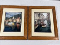 Both framed photographs front view