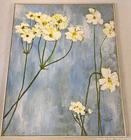 Full view of framed painting