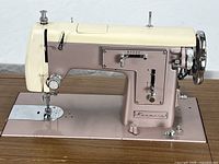 Close view of Kenmore sewing machine head