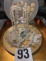 Full lot displayed on gold tray