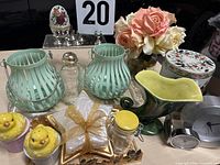 Group shot of all decor items