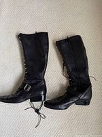 Both boots side by side showing full length and overall condition