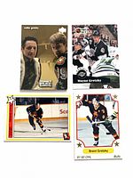 All four Gretzky family cards laid out