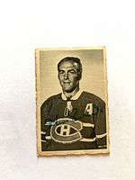 Front view of Henri Richard photo card showing full image and printed autograph