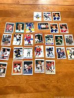 All 28 cards laid out on table