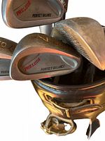 Close view of Prelude Perfect Balance irons and part of Dunlop bag