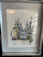 Framed Jan Korthals print of St. Paul’s Cathedral
