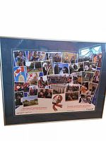 Large framed collage poster showing Aboriginal Spiritual Journey photographs