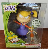 Front view of sealed Rugrats Angelica posable figure package showing both figures